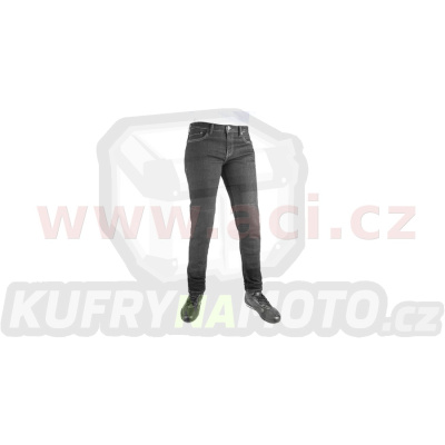 ZKRÁCENÉ kalhoty Original Approved Jeans Slim fit, OXFORD dámské (černá)