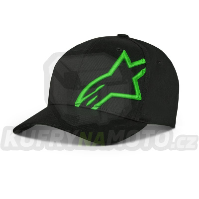 kšiltovka CORP SNAP 2 HAT, ALPINESTARS (černá/zelená)