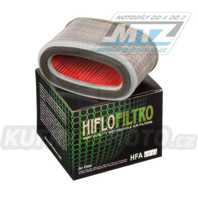 Filtr vzduchový HFA1712 (HifloFiltro) - Honda VT750 C,CA,CF Shadow Aero + VT750 C Shadow + VT750 C2 Shadow Spirit + VT750 C2B Shadow Phantom / Black Spirit + VT750 CS Shadow + VT750 RS Shadow + VT750 S-B,C,D Shadow