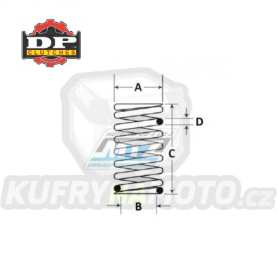 Pružiny spojkové (sada) - Suzuki RMZ250 / 10-25 + Honda CRF250R / 14-25 + CRF250RX