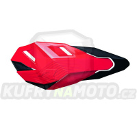 Kryty páček RTECH HP3 CROSS/ENDURO vč. montážní sady pro NISSIN červeno/černé R-KITPMHP3RS4