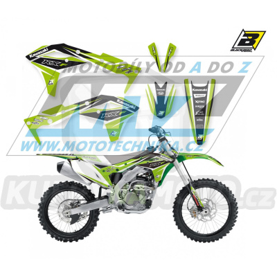 Polepy na motocykl (sada polepů Dream) Kawasaki KXF250 / 17-20 - typ polepů Dream4