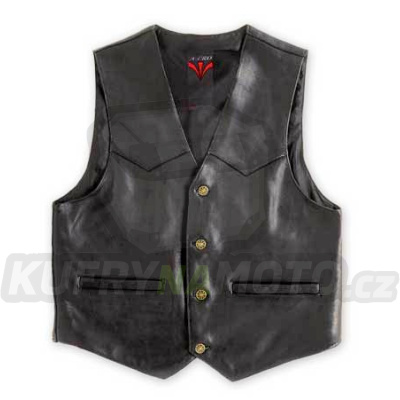 Moto vesta A-Pro Piston Gilet velikost XL kožená - akce