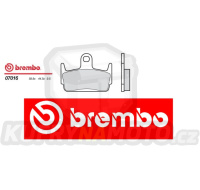 Brzdové destičky Brembo KYMCO HEROISM 150 r.v. Od 96 -  Originál směs Zadní