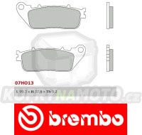 Brzdové destičky Brembo HONDA CB R 1000 r.v. Od 08 -  SP směs Zadní