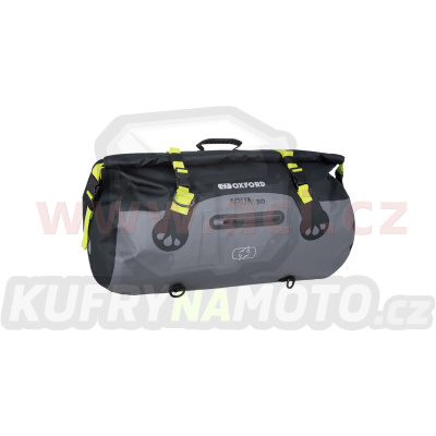 vodotěsný vak Aqua T-30 Roll Bag, OXFORD (černý/šedý/žlutý fluo, objem 30 l)