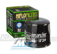 Filtr olejový HF204 (HifloFiltro) - Arctic Cat 650V2 + Honda 20hp + CB500 + CBR1000 + SH300i + Kawasaki KVF750+Jet Ski Ultra+W650 + Mercury Fourstroke + MV Agusta F4R + Suzuki VZ1600 + Triumph 675Street+1600 Thunderbird + Yamaha YFM450 Grizzly