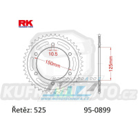 Rozeta ocelová (převodník) 0899-42zubů RK - KTM 950 Super Enduro R + 950 LC8 Adventure + 990 Adventure + 1050 Adventure + 1090 Adventure + 1190 Adventure + 1290 Superadventure
