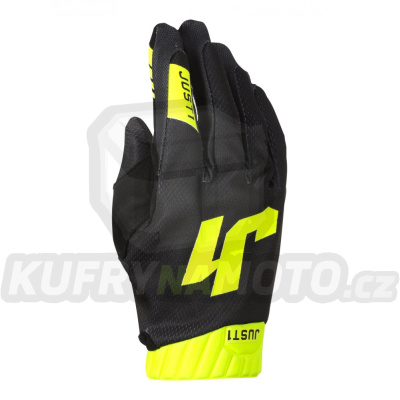 Moto rukavice JUST1 J-FLEX 2.0 černo/fluo žluté