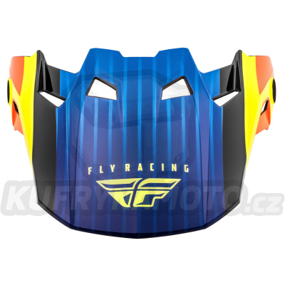 kšilt FORMULA CARBON PRIME (hi-vis, modrá, červená)