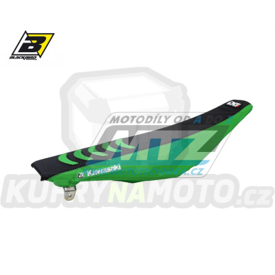 Sedlo kompletní Kawasaki KXF250 / 13-20 + KXF450 / 12-18 - barva černo-zelená - typ potahu DG3 - standardní výška