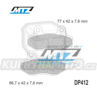 Destičky brzdové DP412-FM - MTZ směs Offroad Profi