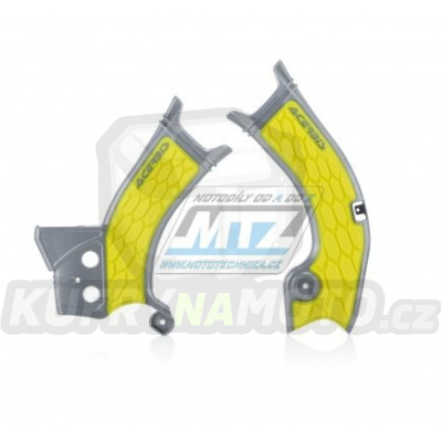 Kryty rámu Suzuki RMZ250 / 19-24 + RMZ450 / 18-24 - barva šedo-žlutá