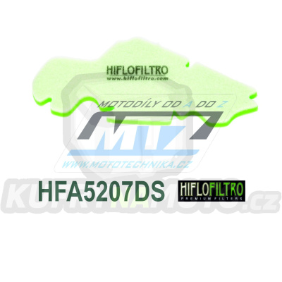 Filtr vzduchový HFA5207DS (HifloFiltro) - Piaggio 50 Liberty 2T