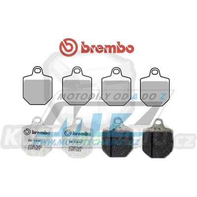 Destičky brzdové Brembo (originál Brembo Genuine Parts) 07GR76RC