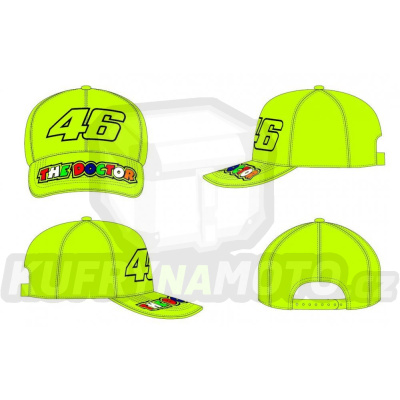 Kšiltovka VR46 THE DOCTOR fluo žlutá 503228