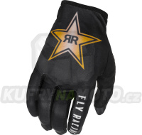 rukavice LITE ROCKSTAR, FLY RACING - USA (černá/žlutá/bílá)