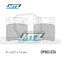 Destičky brzdové DP903-STA - směs Standard