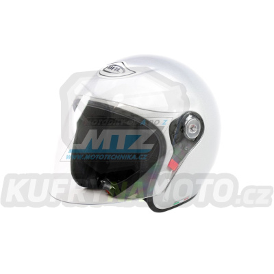 Přilba na skútr Rial Helmet Key-West - stříbrná - velikost M