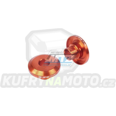 Kryty osy (rozpěrky) zadního kola ZETA Fast Spacer - ZETA ZE93-2513 - KTM 125+144+150+250SX / 94-12 + 250SXF+350SXF+450SXF / 03-12 + 125+200+250+300EXC + 250+350+400+450+500+525+525+530EXCF / 94-23 - oranžové