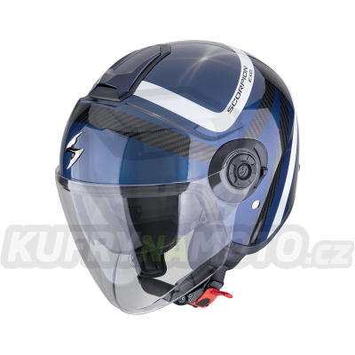 Moto přilba SCORPION EXO-CITY II RIVA modro/černá