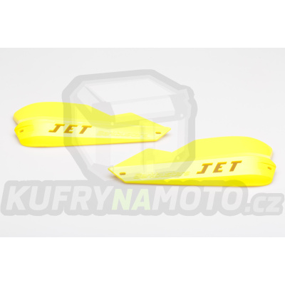 Kryty páček chrániče rukou JET pro zkosené řidítka žlutá včetně montážního kitu SW Motech JET02-YE