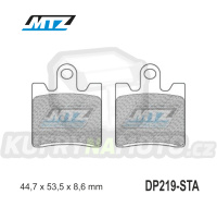 Destičky brzdové DP219-STA - směs Standard