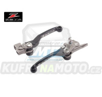 Sada výklopných páček ZETA PIVOT - ZETA ZE44-4101 - KTM SX+EXC (brzda Brembo 05-13 / spojka Brembo / 06-17) + Husqvarna TC250+TE250+TC449+TE449+TC511+TE511 + Sherco SE+SEF - černé