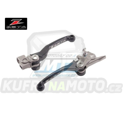 Sada výklopných páček ZETA PIVOT - ZETA ZE44-4101 - KTM SX+EXC (brzda Brembo 05-13 / spojka Brembo / 06-17) + Husqvarna TC250+TE250+TC449+TE449+TC511+TE511 + Sherco SE+SEF - černé