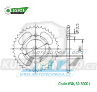 Rozeta ocelová (převodník) 30001-38zubů ESJOT 50-30001-38 - Honda CB750F / 77-78