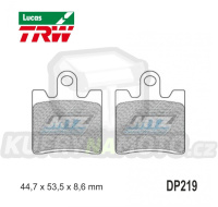 Destičky brzdové DP219-LUEC TRW Lucas MCB706EC - směs Allround Economy