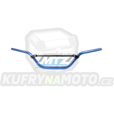 Řidítka s hrazdou (průměr 22mm) MTZ - ATV+Enduro High (vysoké provedení) - modré (černá hrazda)
