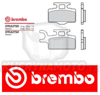 Brzdové destičky Brembo KAWASAKI KX 65 r.v. Od 00 -  směs SD Přední