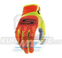 Rukavice Offroad S-Line - Fluo žluto-oranžové (velikost XL)