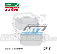 Destičky brzdové DP121-LU TRW Lucas MCB634 - směs Allround