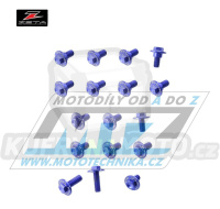 Sada šroubů na plasty - ZETA ZE88-5246 - Kawasaki KXF250 / 05-16 + KXF450 / 12-15 - modré