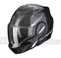 Moto přilba SCORPION EXO-TECH EVO CARBON TOP černo/bílá