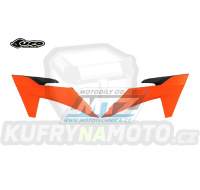 Spojlery KTM SX+SXF / 23-24 + EXC+EXCF / 24-25 - barva FLUO oranžová (neon oranžová)