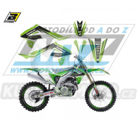 Polepy na motocykl (sada polepů Dream) Kawasaki KXF250 / 21-23 + KXF450 / 19-23 - typ polepů Dream4