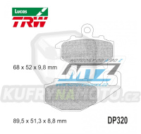 Destičky brzdové DP320-LU TRW Lucas MCB662 - směs Allround