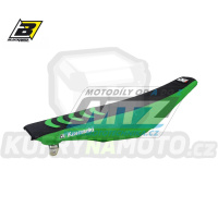 Sedlo kompletní Kawasaki KXF250 / 13-20 + KXF450 / 12-18 - barva černo-zelená - typ potahu DG3 - zvýšené provedení +15mm