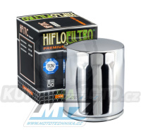 Filtr olejový HF171C (HifloFiltro) chromový - Buell 1200 + Harley Davidson FLD Switchback + FLDE Deluxe + FLFB Fat Boy + FLHT Electra Glide + FLHR Road King + FLHTK Ultra Limited + FLHX Street Glide + FLS Softtail Slim + FLST Heritage Softail...