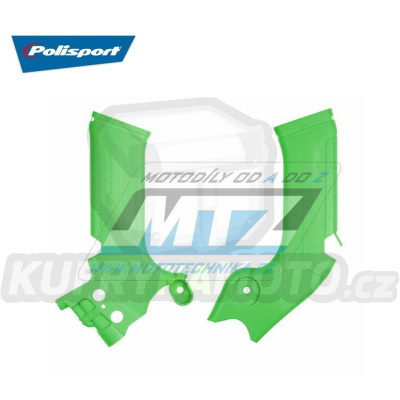 Kryty rámu Kawasaki KXF450+KX450 / 19-23 + KXF250+KX250 / 21-24 + KX250X+KX450X - barva zelená