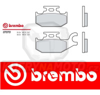 Brzdové destičky Brembo SUZUKI SIXTEEN 125 r.v. Od 08 -  Originál směs Zadní