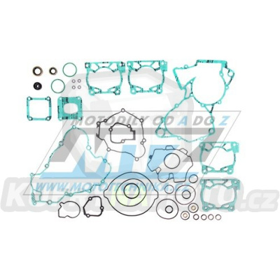 Těsnění kompletní motor (včetně gufer motoru) KTM 125SX+150SX / 16-22 + 150EXC / 20-23 + Husqvarna TC125 / 16-22 + TE150 / 17-23