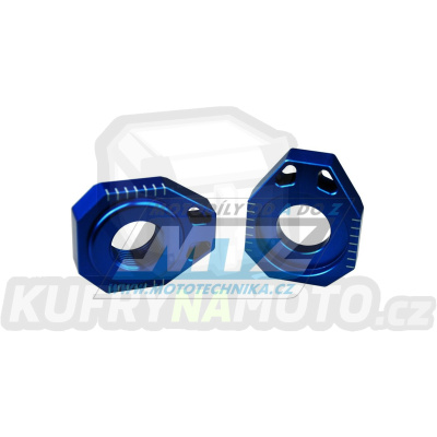 Dorazy osy zadního kola SCAR - KTM 85SX / 03-14 + SX+SXF / 03-12 + EXC+EXCF / 00-23 + Husaberg FE+FC+FS+TE / 04-13 + Husqvarna FE+FC+TE+TC - modré