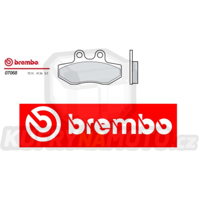 Brzdové destičky Brembo MBK FLAME X 125 r.v. Od 05 -  směs Originál Přední