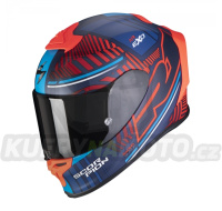 Moto přilba SCORPION EXO-R1 AIR VICTORY matná modro/červená