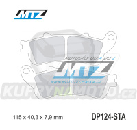 Destičky brzdové DP124-STA - směs Standard