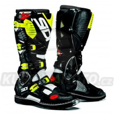 Boty Sidi CROSSFIRE 3 SRS white/black/yellow fluo